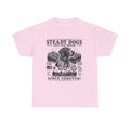 Dog T-Shirt — "Steady Dogs: Loyalty, Focus, Adventure — Since Forever" Vintage Graphic Tee